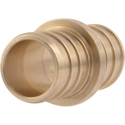 SharkBite Lead-Free Insert 3/4 In. Barb x 3/4 In. Barb Brass PEX Coupling