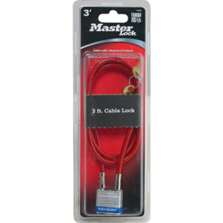 Master Lock 3 Ft. Padlock Cable for M2 Key 719D