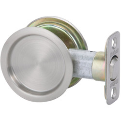 National Passage Satin Nickel Pocket Door Pull N350322