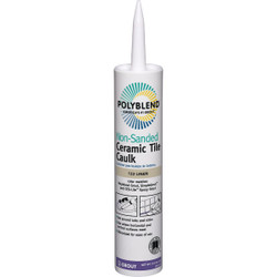 Polyblend 10.5 Oz. #122 Linen Non-Sanded Ceramic Tile Caulk PC12210N-6