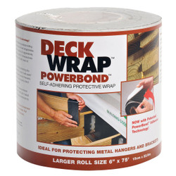 Power Bond DeckWrap 6 In. X 75 Ft. Deck Flash Barrier 54106