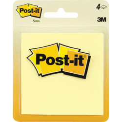 Post-it 3 In. x 3 In. Canary Yellow Note Pad (4-Pack) 5400A