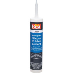 Do it Best 9.8 Oz. All-Purpose Silicone Sealant, Clear 7079818339 Pack of 12