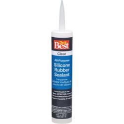 Do it Best 9.8 Oz. All-Purpose Silicone Sealant, Clear 18339 Pack of 12