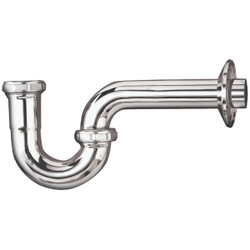 Do it Best 1-1/4 In. x 1-1/4 In. 22 Gauge Brass P-Trap DIB100CP