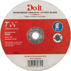 Do it Type 1 7-1/4 In. x 1/8 In. x 5/8 In. Metal Cut-Off Wheel 973060DB