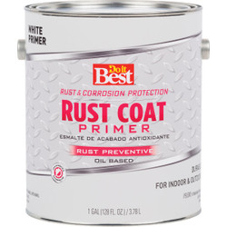 Do it Best Rust Coat Enamel Primer, White, 1 Gal. 203708D