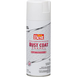 Do It Best 12 Oz. White Rust Coat Enamel 203612D