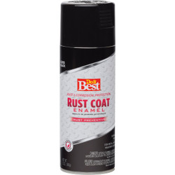 Do it Best Rust Coat Gloss Black 12 Oz. Anti-Rust Spray Paint 203503D