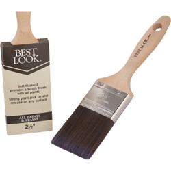 Best Look 2.5 In. Flat Polyester Paint Brush 789588