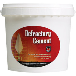 Meeco's Red Devil 1 Gal. Buff Refractory Furnace Cement 611