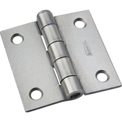 National 2 In. Square Plain Steel Broad Door Hinge N139659 Pack of 10