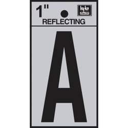 Hy-Ko Vinyl 1 In. Reflective Adhesive Letter, A Pack of 10