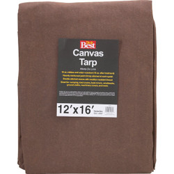 Do it Best 10 Oz. 12 Ft. x 16 Ft. Canvas Tarp TCR10012016T