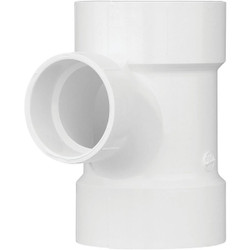 Charlotte Pipe 3 In. x 2 In. Reducing Sanitary PVC Tee PVC 00401  1400HA