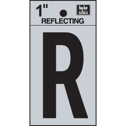 Hy-Ko Vinyl 1 In. Reflective Adhesive Letter, R Pack of 10