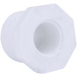 Charlotte Pipe 1 In. MPT x 1/2 In. FPT Schedule 40 PVC Bushing PVC 02112  1800HA