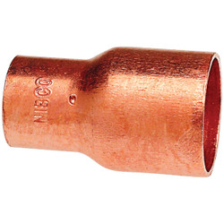 NIBCO 1-1/2 In. x 1-1/4 In. Reducing Copper Coupling with Stop W00815C