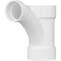 Charlotte Pipe 3 In. X 3 In. X 2 In. Reducing Tee-Wye PVC Tee PVC 00502  1400HA