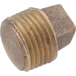 Anderson Metals 1/8 In. Red Brass Threaded Cored Pipe Plug 738114-02