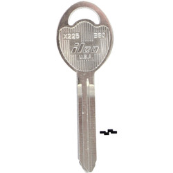 ILCO GM Nickel Plated Automotive Key, B80 / X225 (10-Pack) AF01503012