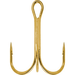 SouthBend Size 14 Gold Treble Fishing Hooks (25-Pack) 25GT-14