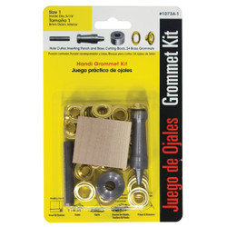 Lord & Hodge 5/16 In. Brass Grommet Kit 1073A-1