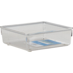 iDesign Linus 6 In. x 6 In. x 2 In. Clear Drawer Organizer 52630