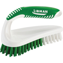 Libman 7 In. Polymer Sanoprene Bristle Contoured Grip Scrub Brush 57