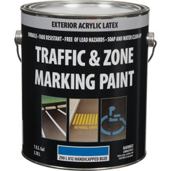 Traffic & Zone Handicap Blue Latex Gallon Traffic Paint Z90L00812-16