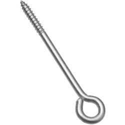 National 1/4" x 5" Stainless Steel Lag Screw Eye N220780 Pack of 10