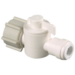 Watts 1/2 In. FPT X 1/4 In. CTS Plastic Push Valve 3552-0806