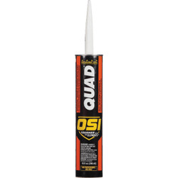 OSI QUAD 10 Oz. Window, Door & Siding Polymer Sealant, Brown 1637192