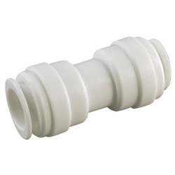 Anderson Metals 1/4 In. x 1/4 In. Push-In Plastic Coupling 53062-04