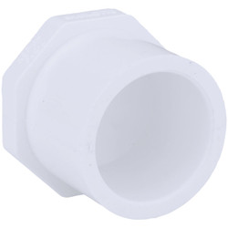 Charlotte Pipe Schedule 40 1 in. Spigot PVC Spigot Plug PVC 02118  1200HA