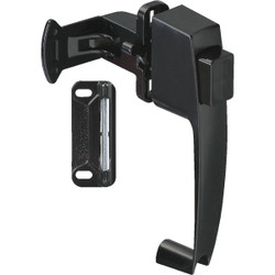 National Black Push Button Latch N178350