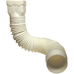 Ground Spout White Downspout Ext GRNDSPTW