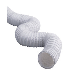 Dundas Jafine 4 In. Dia x 50 Ft. L White Vinyl Flexible Ducting FD450E