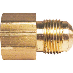 Do it 1/4 In. x 1/4 In. Brass Female Flare Adapter 458740