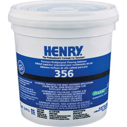 Henry 356 Felt Backed Sheet Flooring And Carpet Adhesive, 1 Gal. 12073