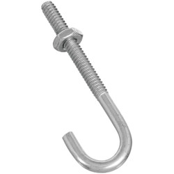 National 3/16 In. x 2-1/2 In. Zinc J Bolt Pack of 10