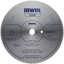 Irwin Bulk7-1/4"140t Blade 21840ZR Pack of 10