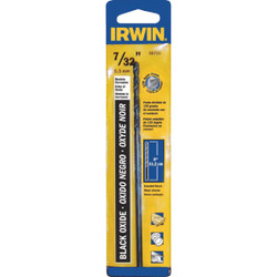 Irwin 7/32 In. x 6 In. M-2 Black Oxide Extended Length Drill Bit 66714