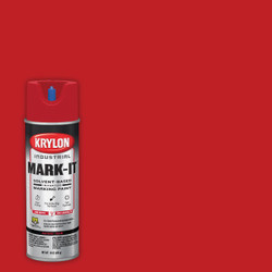 Krylon Mark-It 730208 Industrial SB APWA Red Inverted Marking Paint 730208