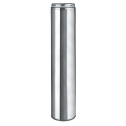 SELKIRK Sure-Temp 8 In. x 36 In. Stainless Steel Insulated Pipe 8ST-36