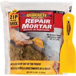 Quikrete Zip & Mix Mortar Polymermodified 3 Lb. Repair Mortar Mix 124115