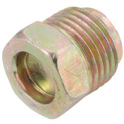 Anderson Metals 3/8 In. Brass Inverted Flare Plug 54339-06 Pack of 10