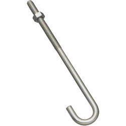 National 5/16 In. x 7 In. Zinc J Bolt N232934 Pack of 10