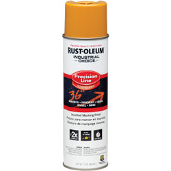 Rust-Oleum Industrial Choice Caution Yellow 17 Oz. Inverted Marking Spray Paint