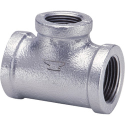 Anvil 1/4 In. Malleable Iron Galvanized Tee 8700120804